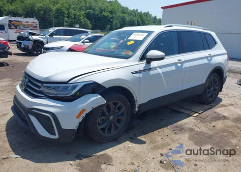 2022 Volkswagen Tiguan 2.0T Se z USA, uszkodzony, nr VIN 3VV3B7AX0NM161692